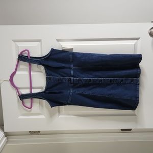 NWT So denim jumper button down dress size XL